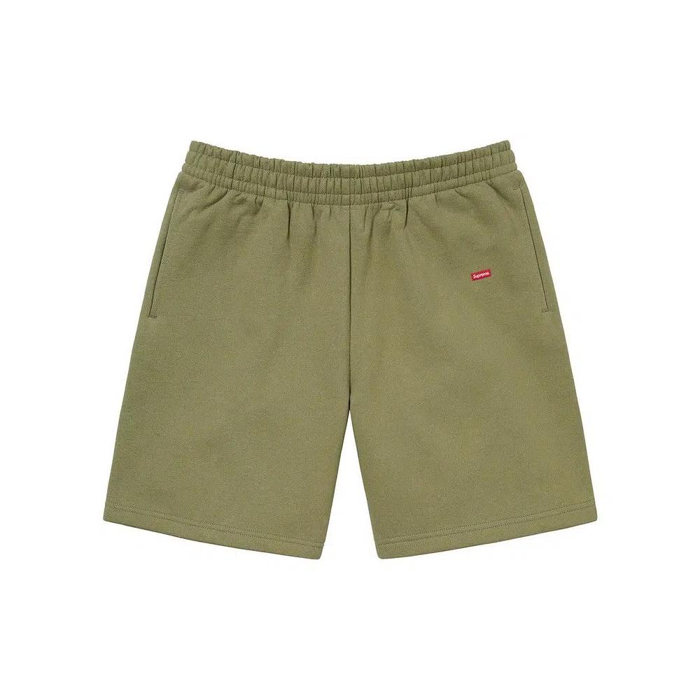 Шорты Supreme Small Box Sweatshort 'Light Olive' 1