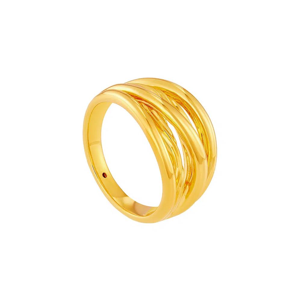 HABIB 999/24K желтое золотое кольцо 9GR00860425 4