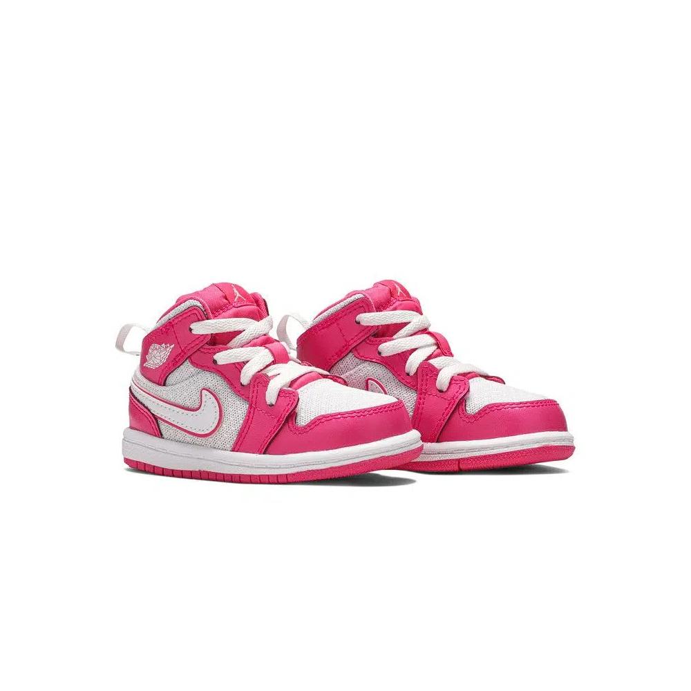 Баскетбольные кроссовки Air Jordan 1 Mid TD 'Hyper Pink' 8