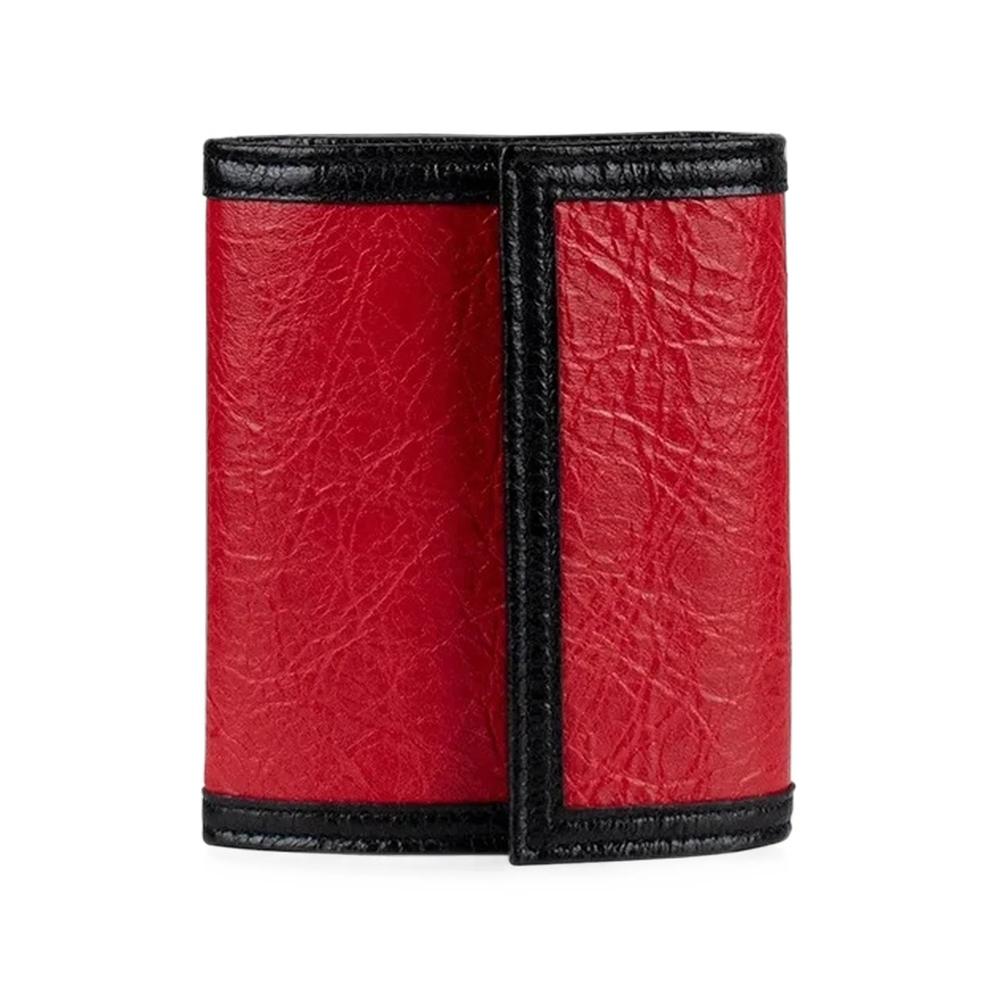 crinkled-leather wallet 1
