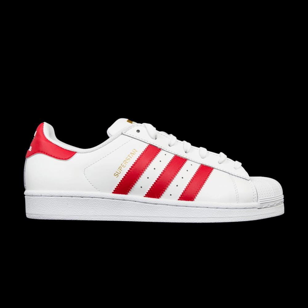 Кроссовки adidas Superstar Foundation 'White Scarlet' 1
