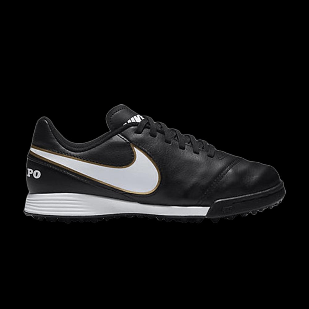 Бутсы Nike Tiempo Legend 6 TF GS 'Black' 1