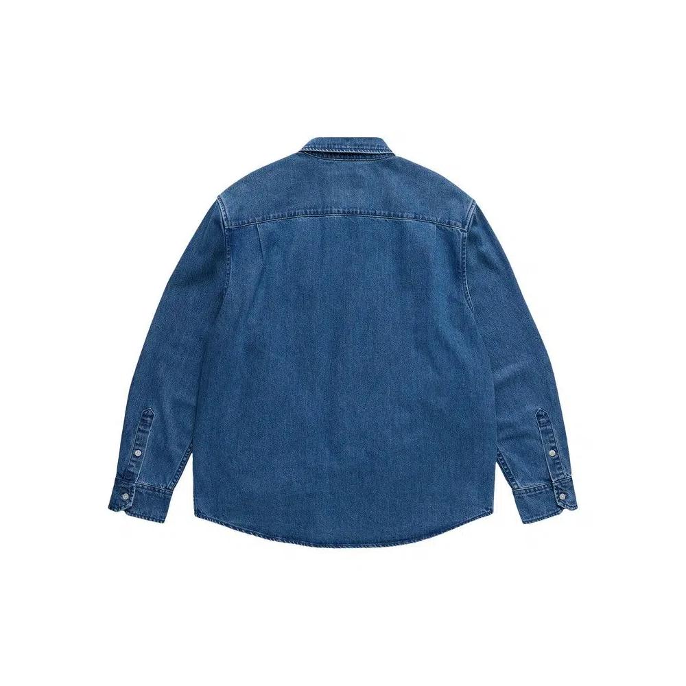 Топ Denim Tears Dt Flag Button Up Shirt 'Denim' 2
