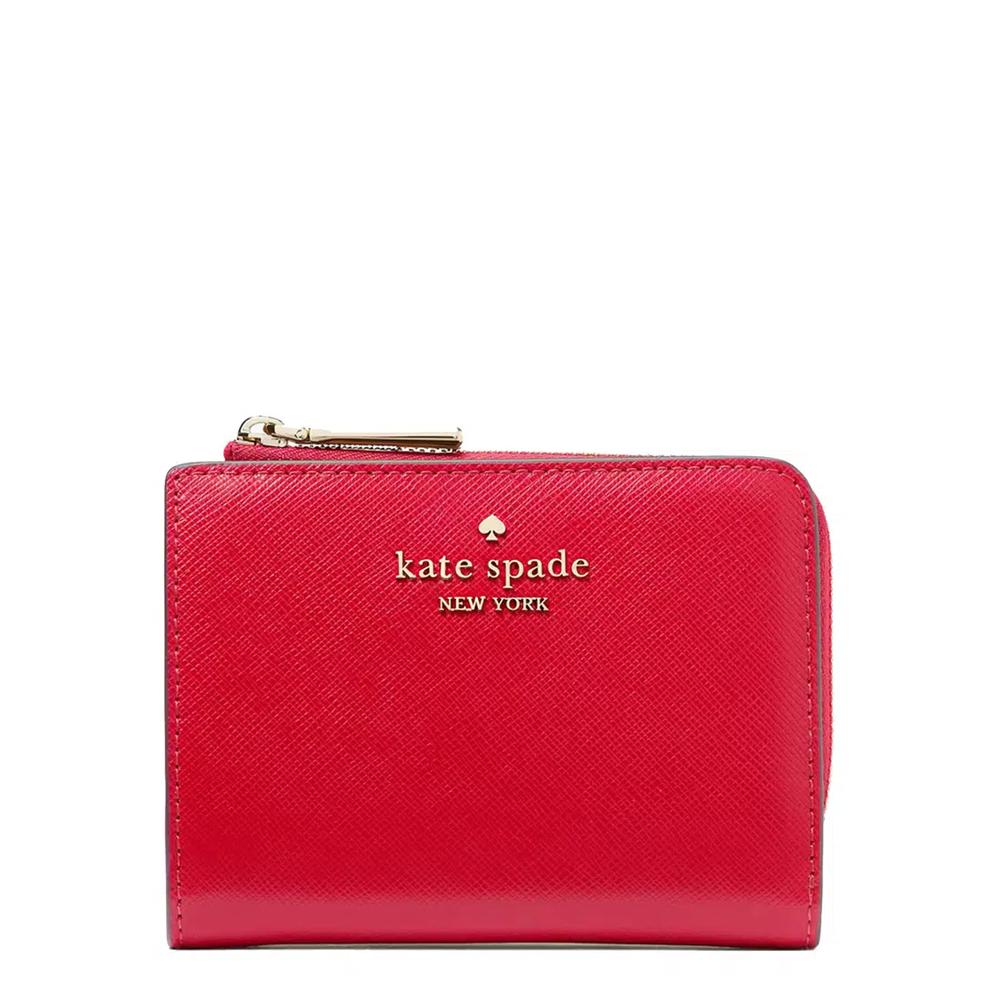 Madison Small L Zip Wallet в цвете Ruby Red KH615 1