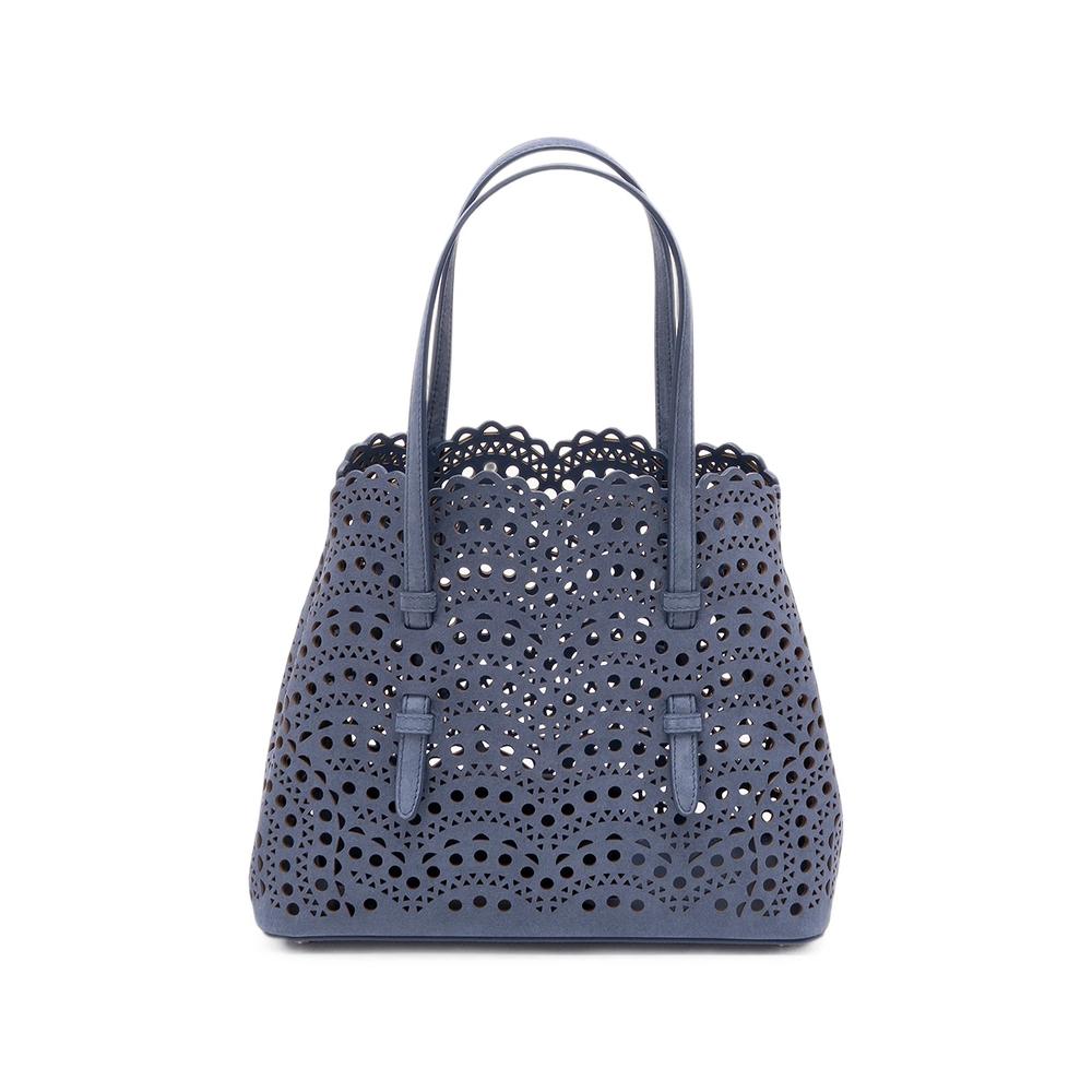 Mina 26 bag in perforated Vienne nubuck tote bag 1