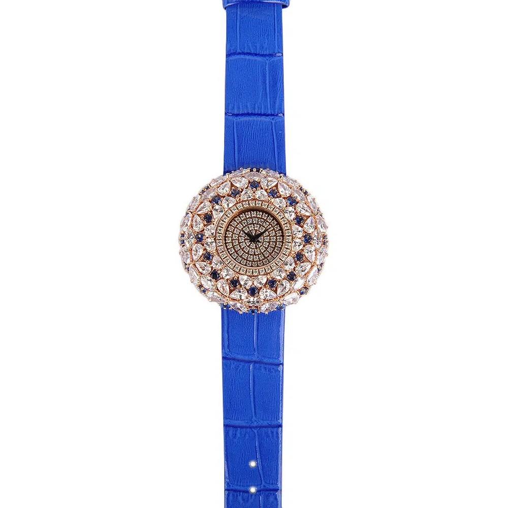 【Горячий стиль】Crisathena Macaron Fashion Watch in Navy for Women 4