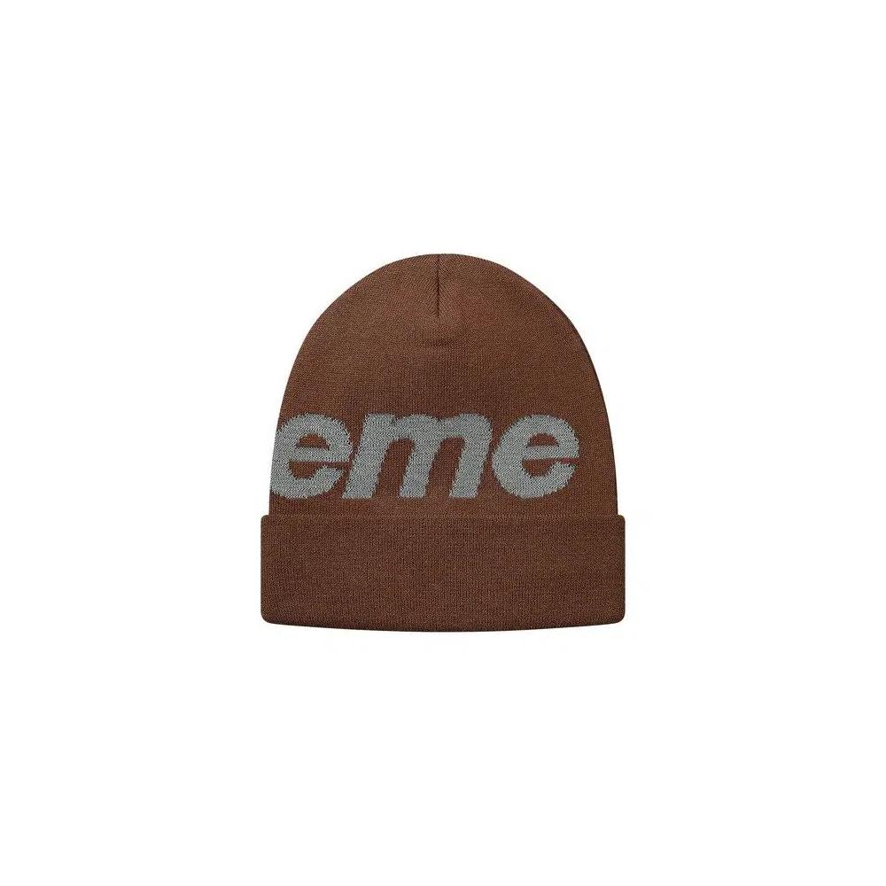 Beanies Supreme Big Logo Beanie 'Коричневый' 2