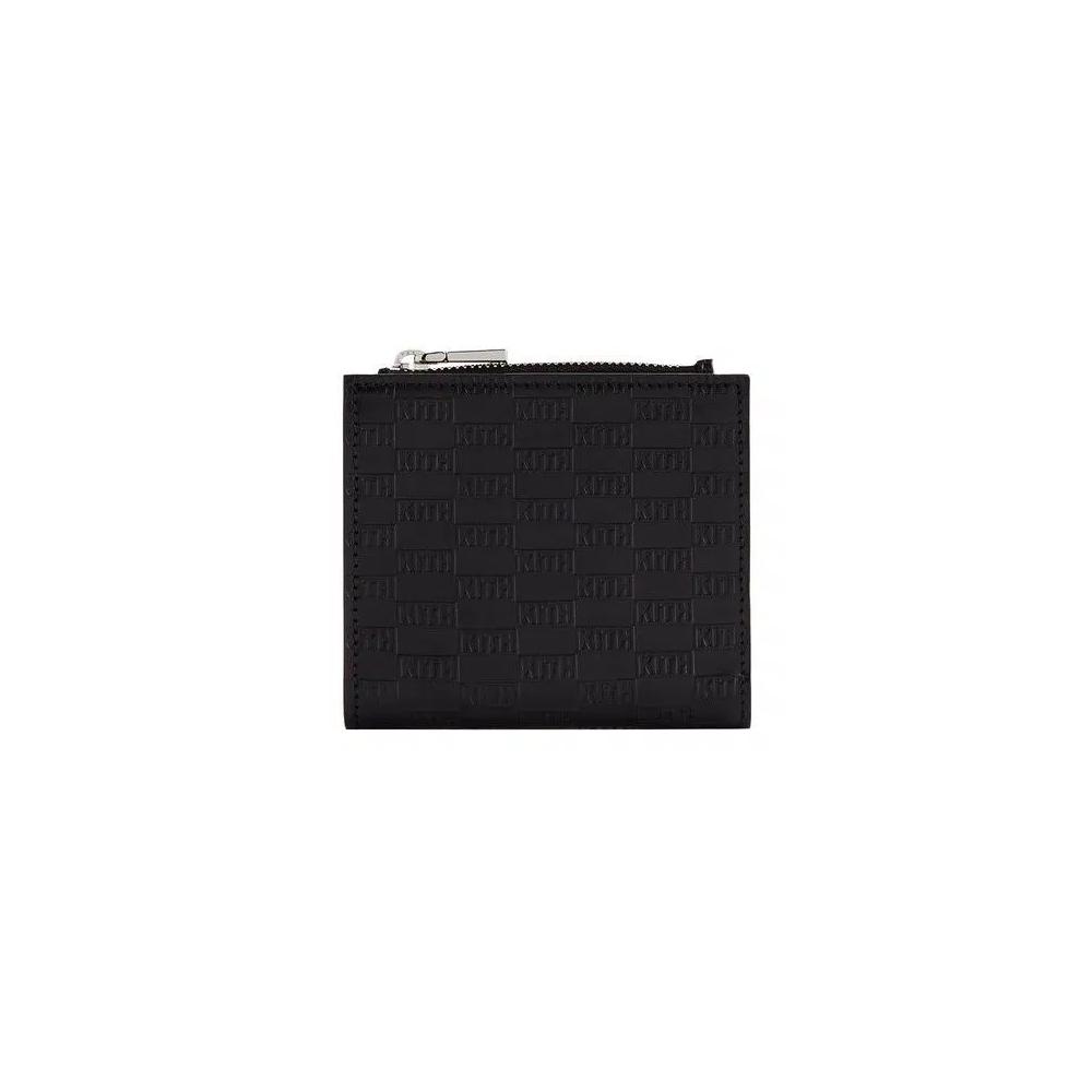 Кошельки Kith Monogram Leather Snap Wallet 'Черный' 1