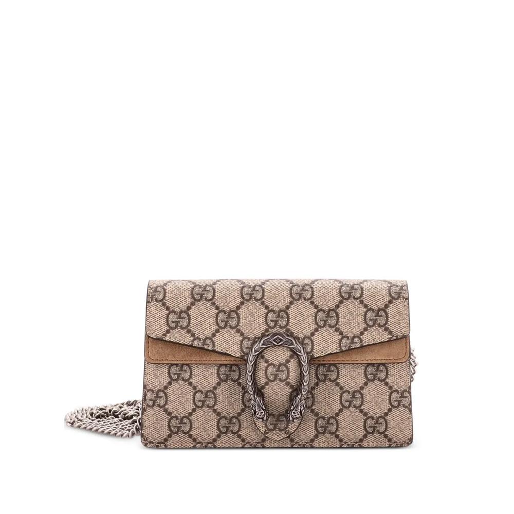 Сумка через плечо Dionysus Bag Super Mini из канваса с узором GG 1