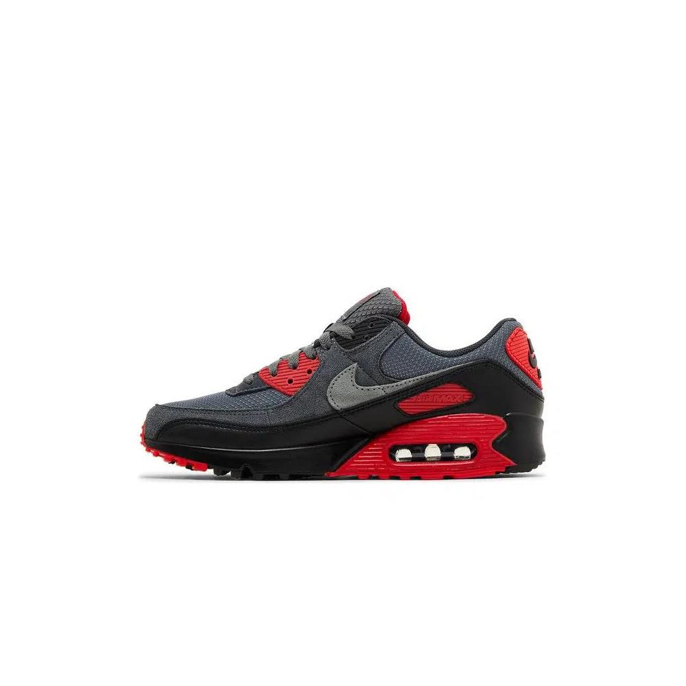 Кроссовки Nike Air Max 90 'Iron Grey Fire Red' 3