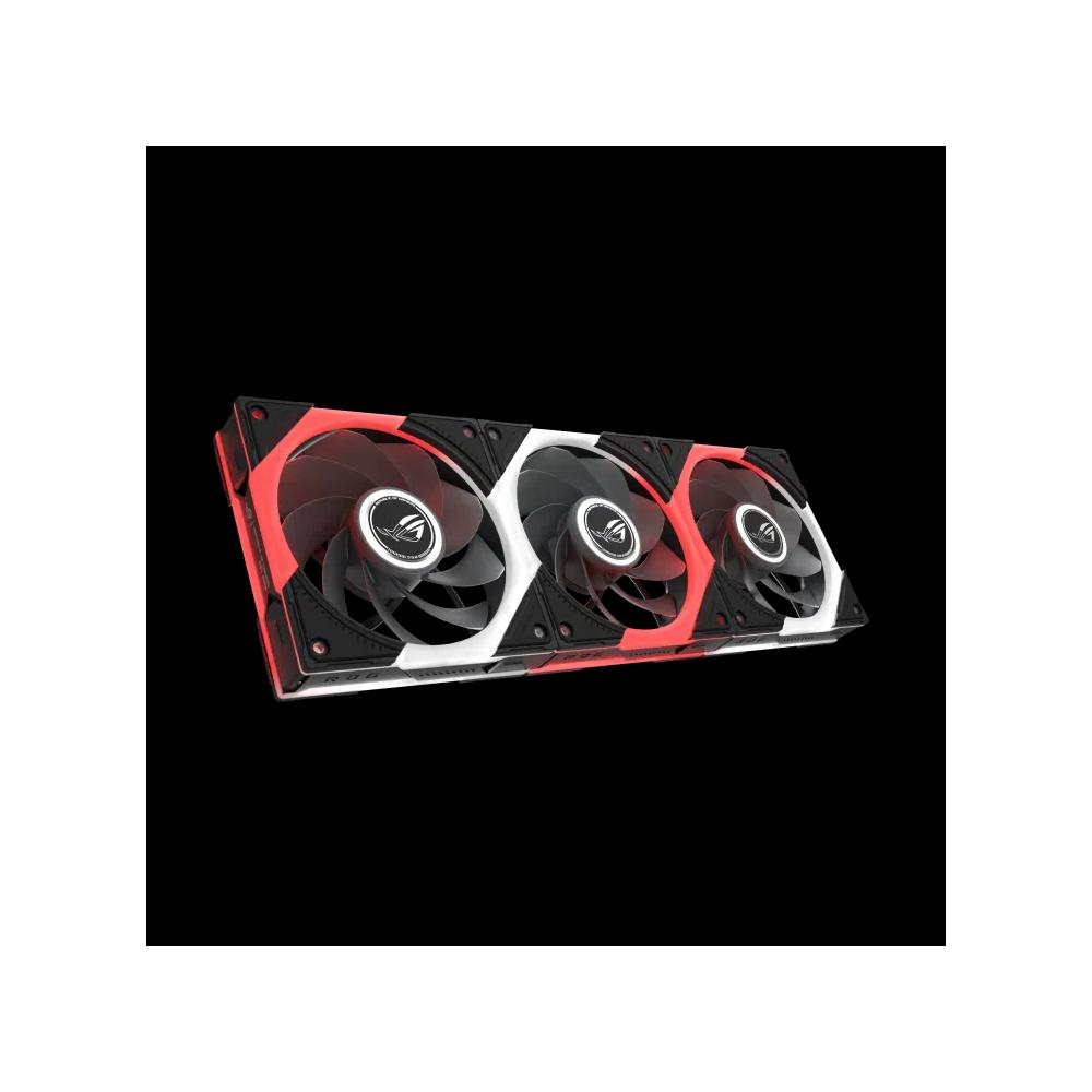 ASUS ROG Eurux GR120 ARGB Reverse 120mm обратный вентилятор - Черный (Тройная упаковка) 2