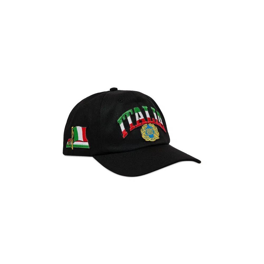 Кепки-защелки Supreme Italia 6-Panel 'Black' 2