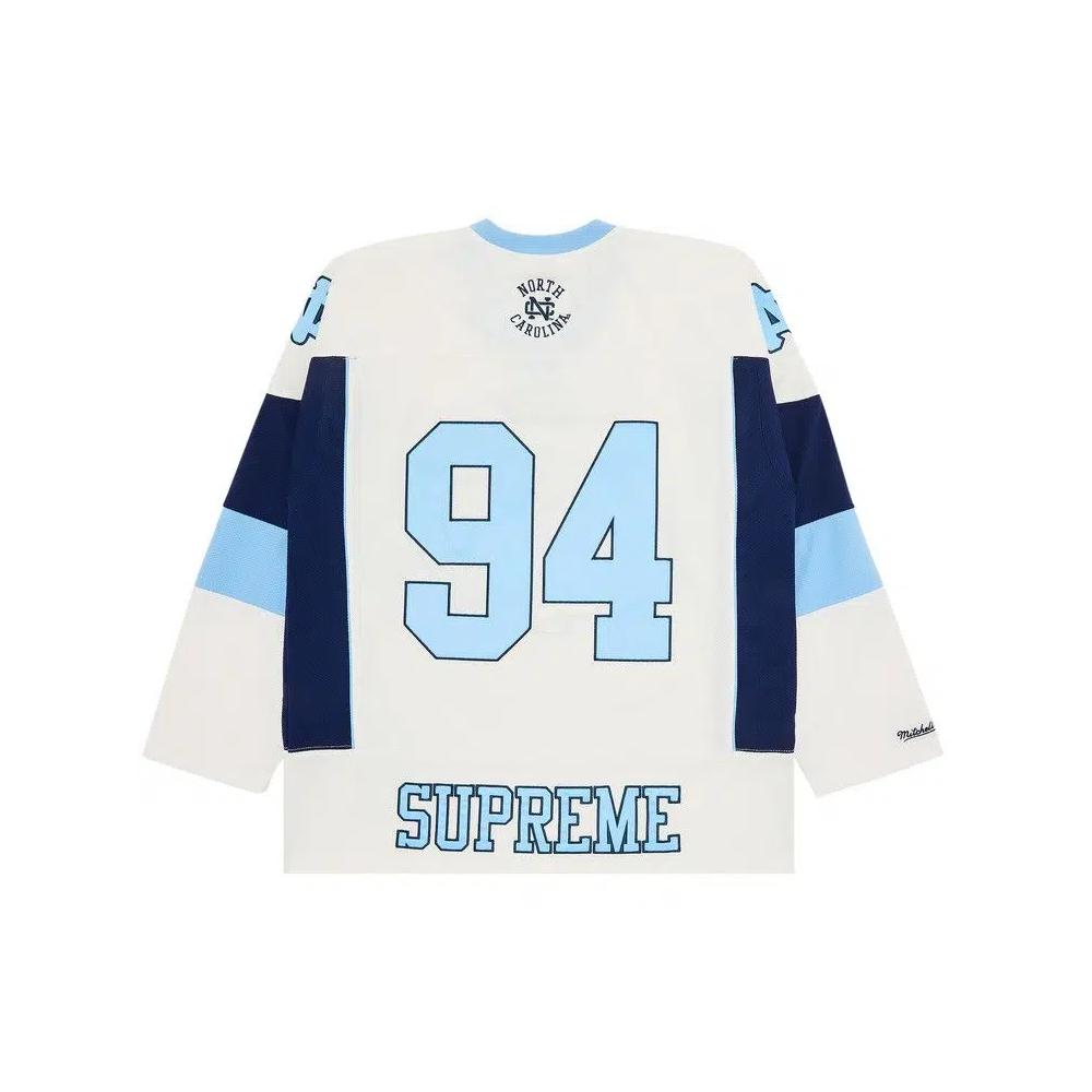 Джерси Supreme x Mitchell & Ness NCAA Hockey Jersey 'White' 2