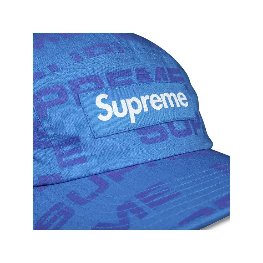 Кепки Supreme Reactive Print Camp Cap 'Blue' 3