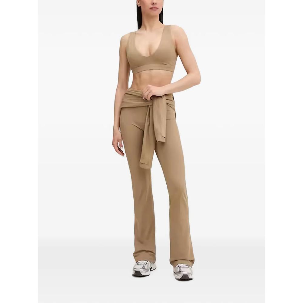 high-waisted flared trousers 2
