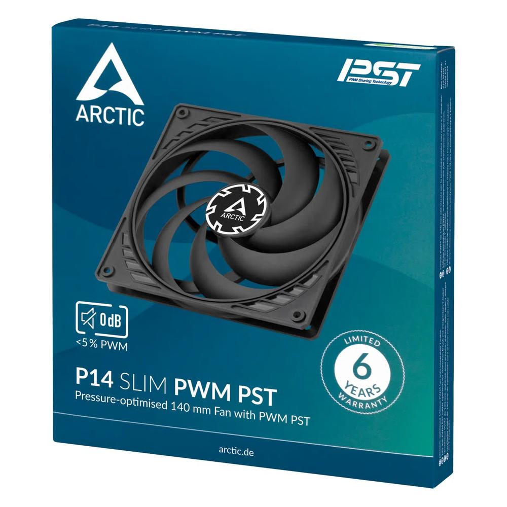 ARCTIC P14 SLIM PWM PST 140x16 мм вентилятор 4