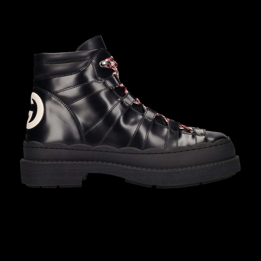 Ботинки Gucci Ghibli Leather Trekking Boot 'Black' 1