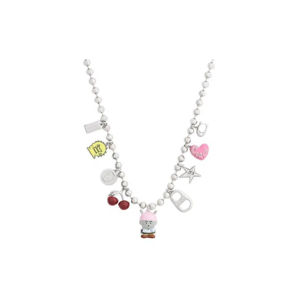 Ожерелья Brain Dead x Coach Ball Chain Charm Necklace 'Серебряный Многоцветный' 1