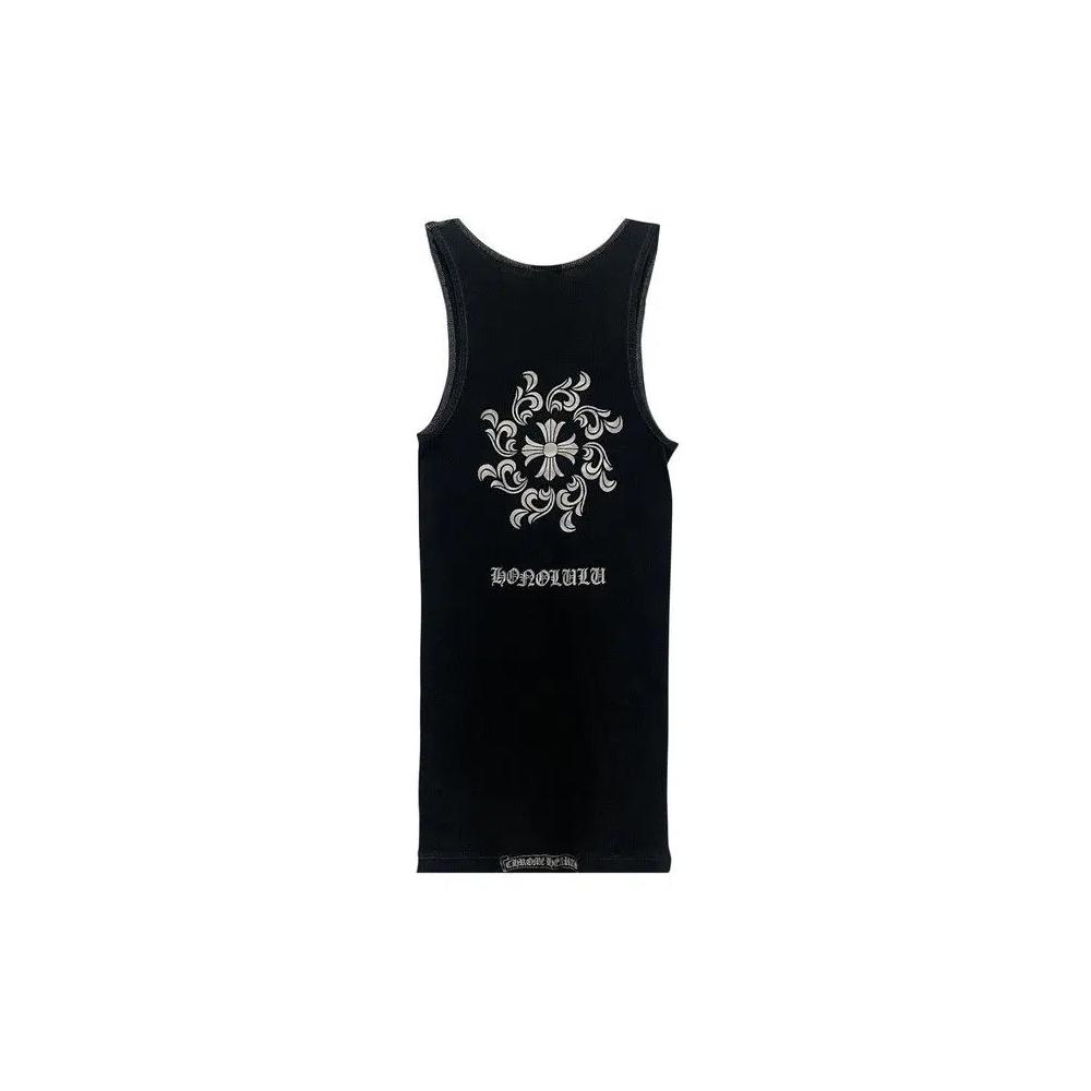 Майки Chrome Hearts Honolulu Tank Top «Черный» 2