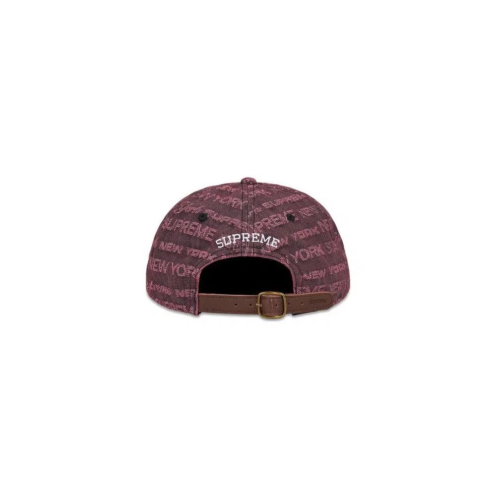 Snapbacks Supreme Multi Type Жаккард Деним 6-панельная 'Фиолетовый' 2
