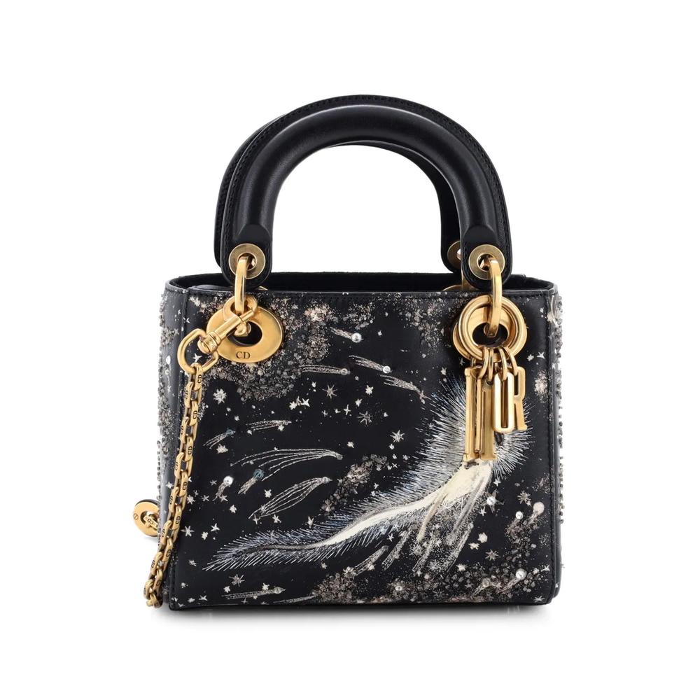 Сумка-сэтчел Lady Dior Chain Bag Embroidered размера мини 2