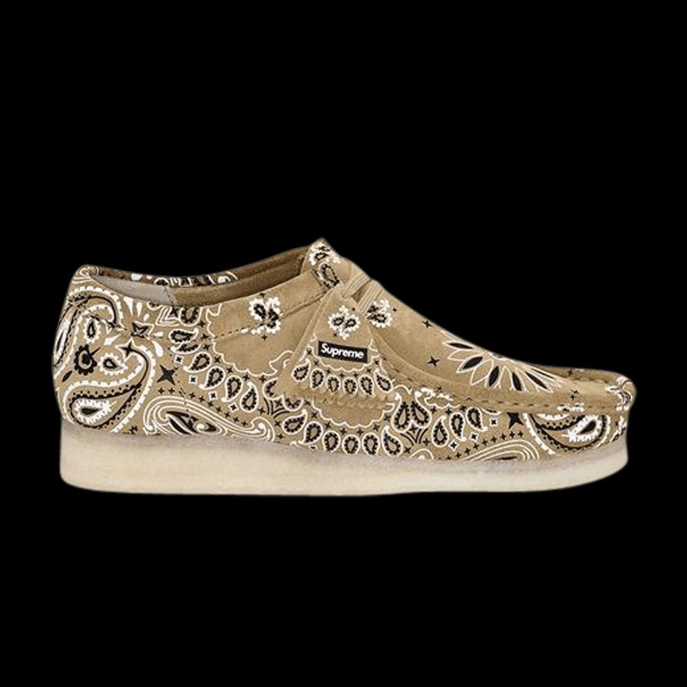 Кроссовки Supreme x Clarks Wallabee 'Bandana Khaki' 1