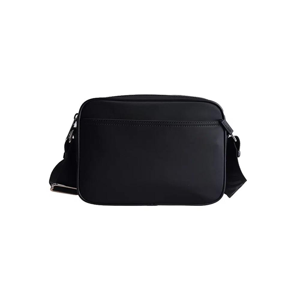 ECONYL Nylon Logo Print Paddy Crossbody Bag для мужчин, черный 3