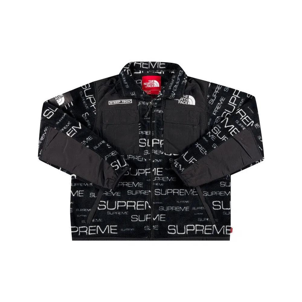 Флисовые куртки Supreme x The North Face Steep Tech Fleece Jacket 'Black' 1