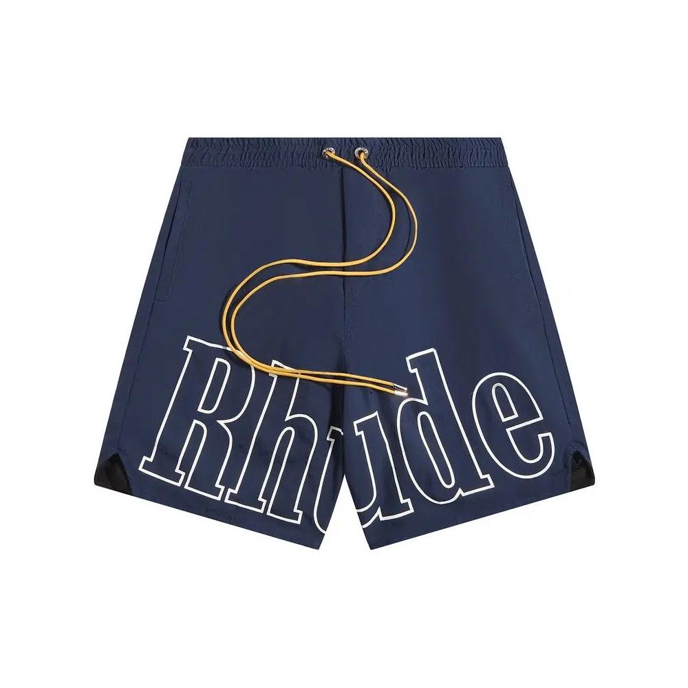 Rhude Logo Шорты 'Темно-синий' 1
