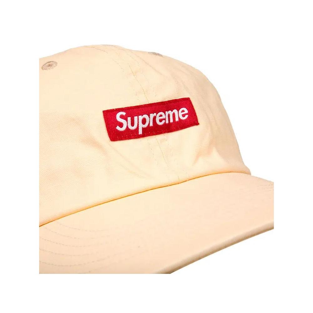 Бейсболки Supreme Small Box Coated Linen 6-Panel 'Natural' 3