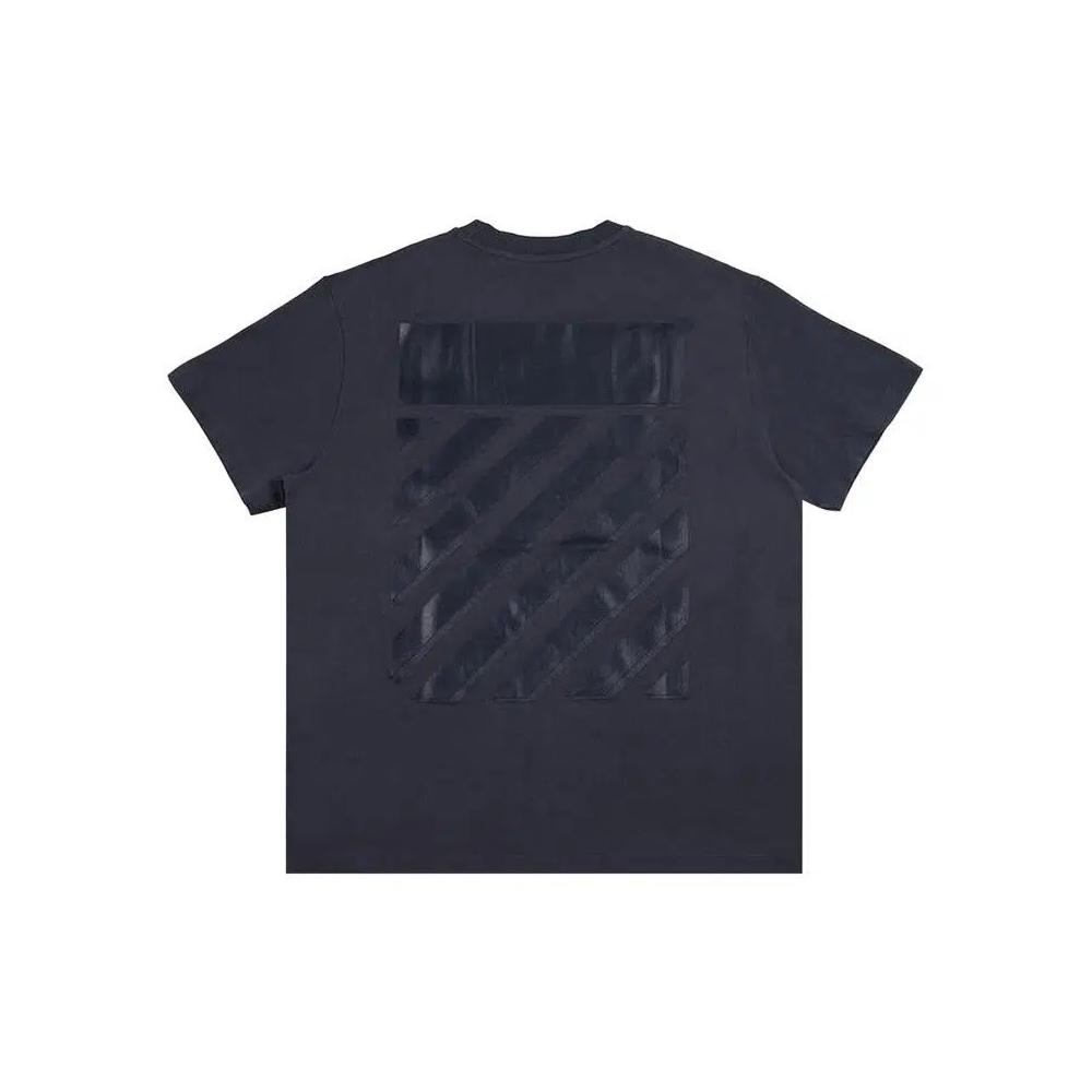 Футболки с коротким рукавом Off-White Diag Tab Over Short-Sleeve Tee 'Outer Space' 2