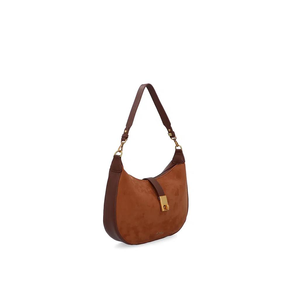 Dakota Velveteen Shoulder Crossbody - Коричневый 3