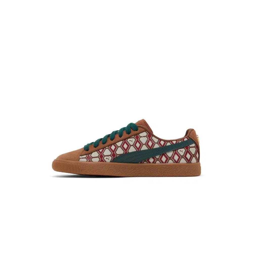 Кроссовки Puma Dapper Dan x Clyde Vintage 'Pre-Game Runway - Brown' 3