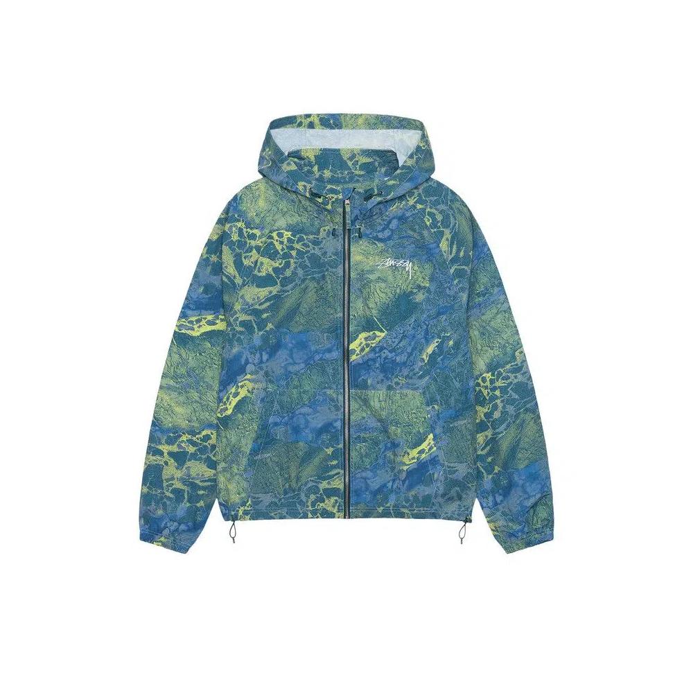 Анораки Stussy Realtree Wav3 Beach Shell 'Wave Blue/Yellow' 1