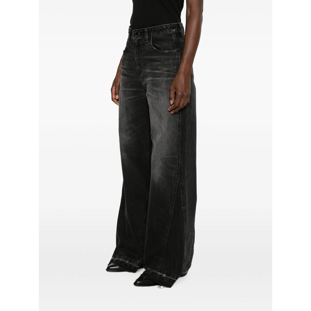 Skater Flare distressed flared jeans 2