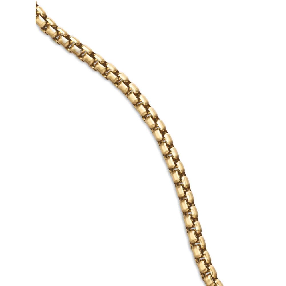 Колье Box Chain из желтого золота (2.7 мм) 2