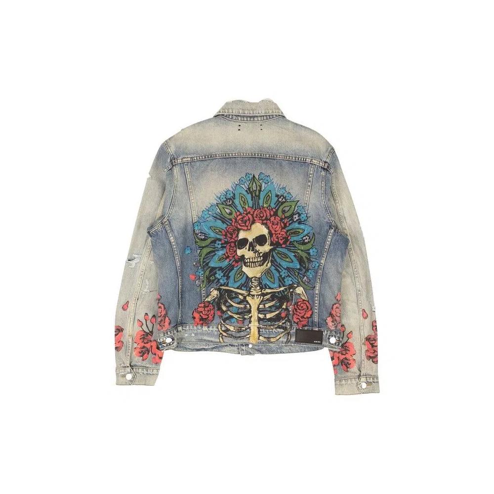 Джинсовые куртки Amiri Grateful Dead Trucker Denim Jacket 'Синий' 2