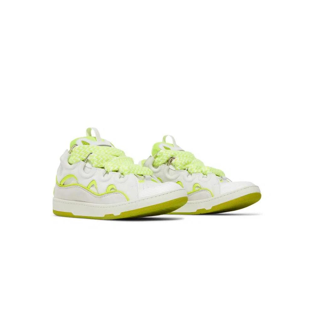 Lanvin Curb Кроссовки 'White Fluo Yellow' 8