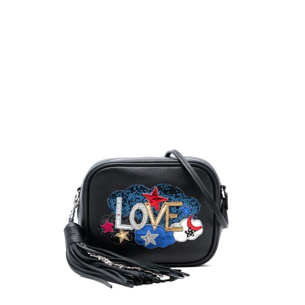Каркасная сумка через плечо Mini Embroidered Nappa Love Blogger (2016 год) 1