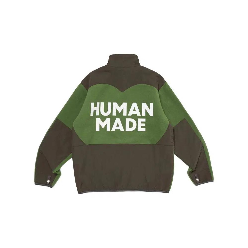Флисовые куртки Human Made Fleece Jacket 'Зеленый' 2
