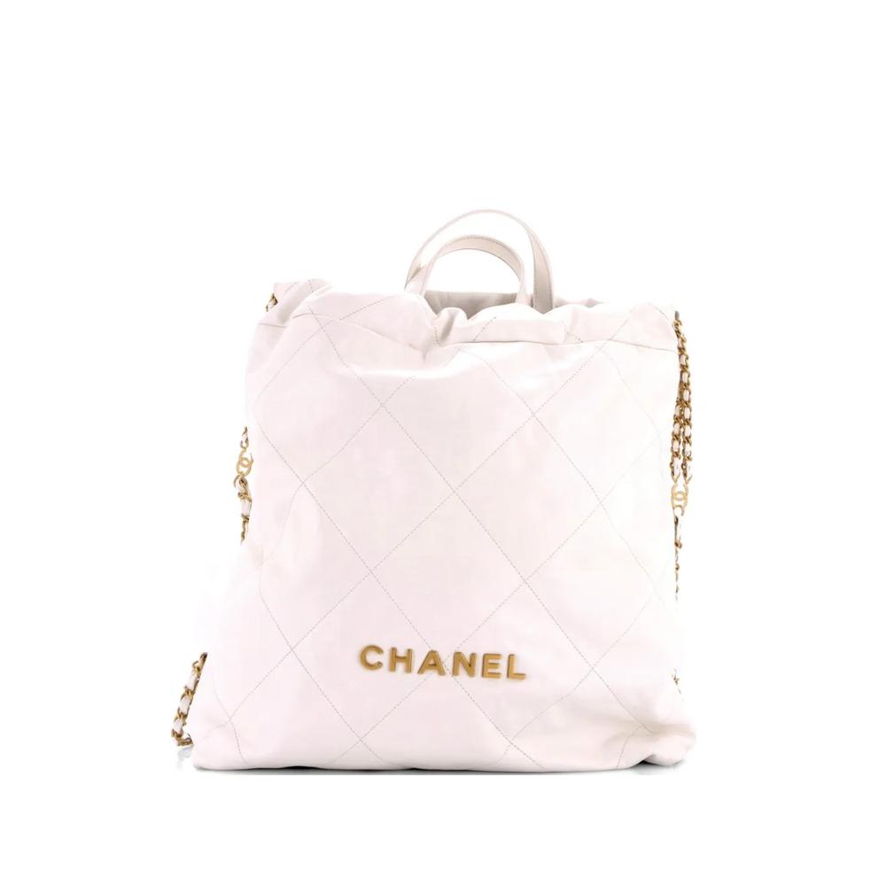 Большой рюкзак 22 Chain Quilted Calfskin 1