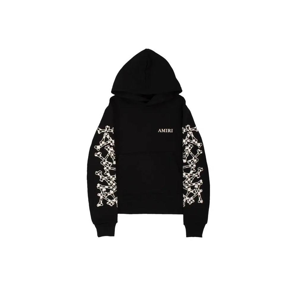 Худи Amiri Checkered Bones Hoodie 'Черный' 1
