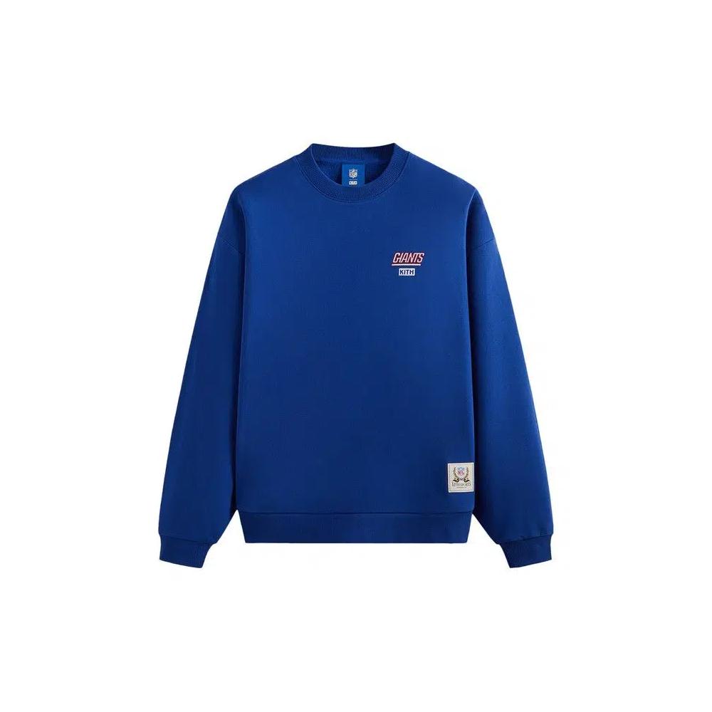 Свитшоты Kith For The NFL: Giants Helmet Nelson Vintage Crewneck 'Current' 1