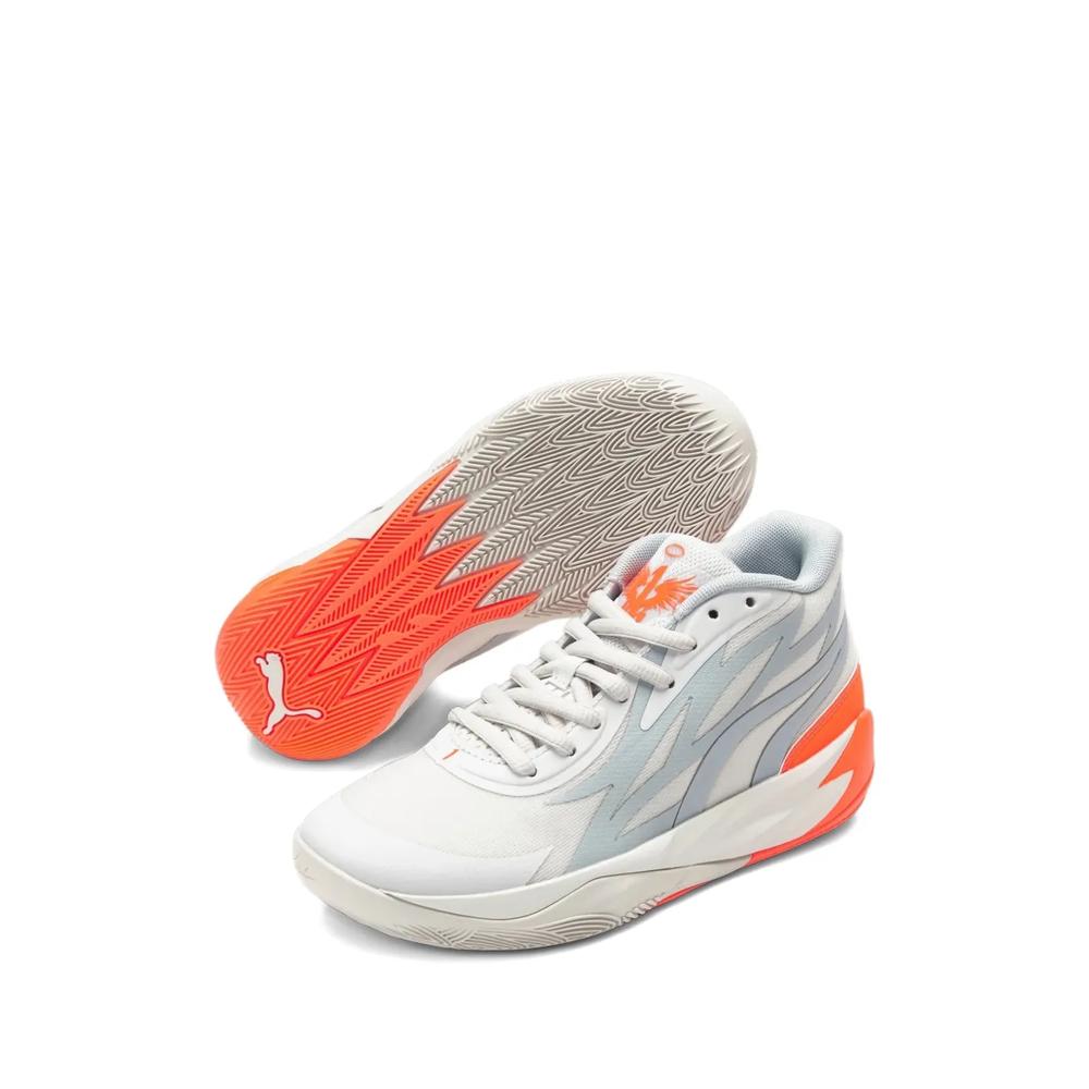 Кроссовки MB.02 Platinum Grey/Ultra Orange из коллаборации с Lamelo Ball 2