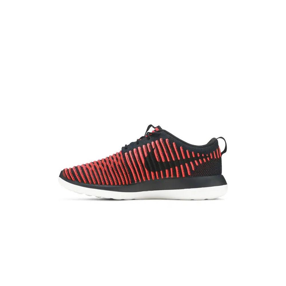 Бутсы Nike Roshe Two Flyknit 'Black Bright Crimson' 3