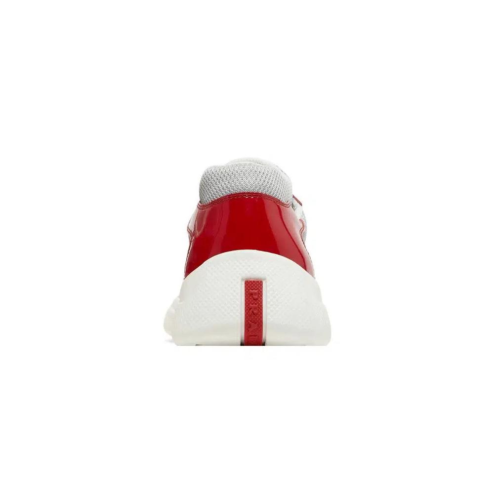 Кроссовки Prada America's Cup 'Red Silver Patent' 7