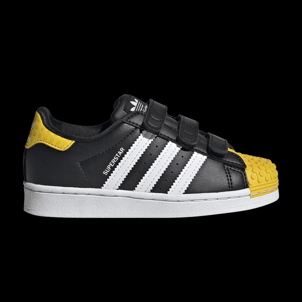 Кроссовки LEGO x adidas Superstar CF C 'Core Black Yellow' 1