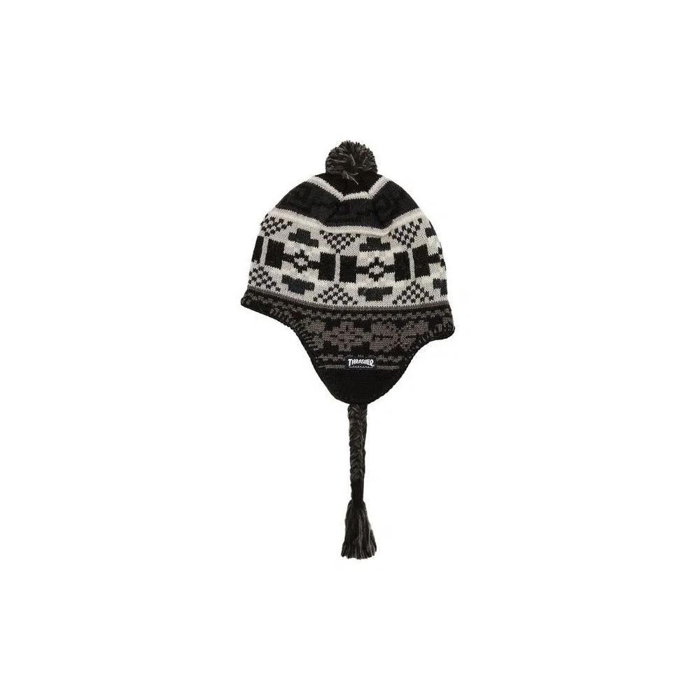 Шапки Supreme x Thrasher Earflip Beanie 'Черный' 2