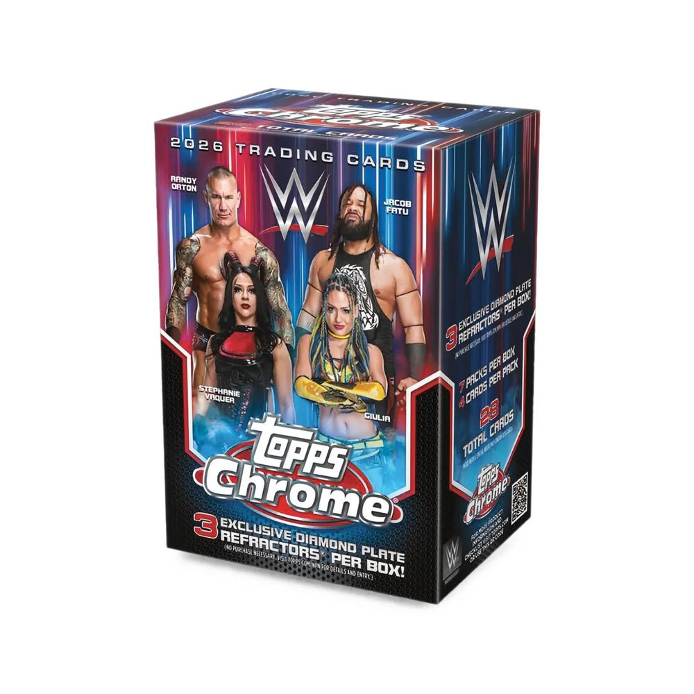 Карточки Chrome WWE 2026 1