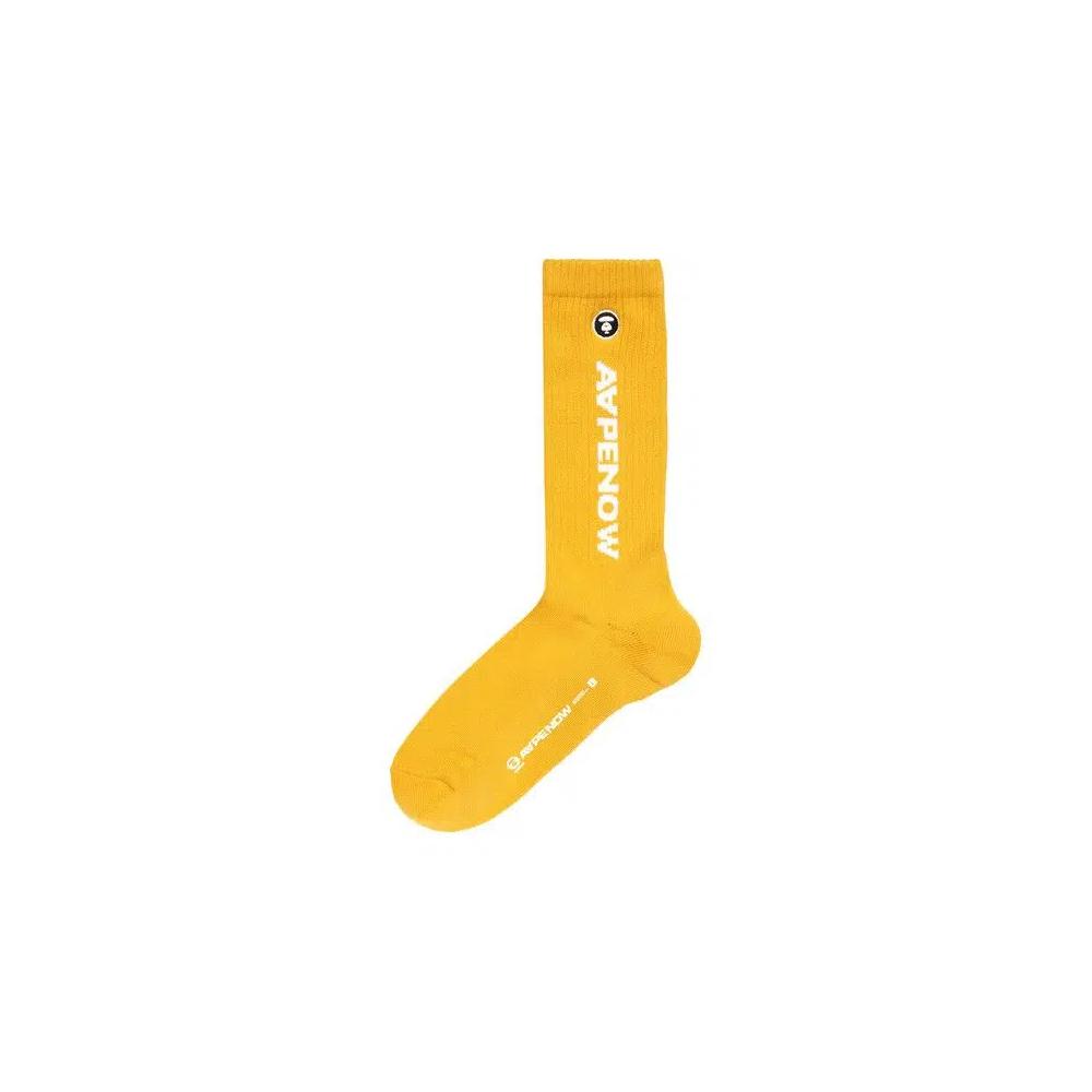 Носки и колготки AAPE AAPENOW Socks 'Yellow/Dark' 1
